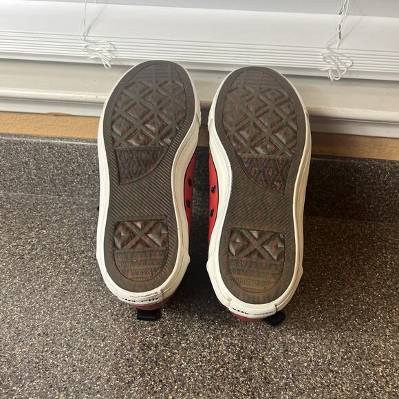 Converse All Star CT Hydro Leather High Top Red Black Mens Sz 9 Sneaker Women 11 - Picture 10 of 11